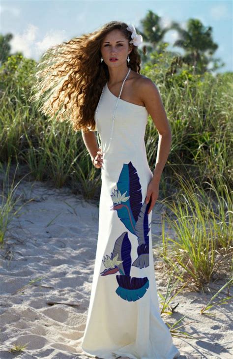 Hawaiian Wedding Dress Strandhochzeitskleid Brautkleid Designer