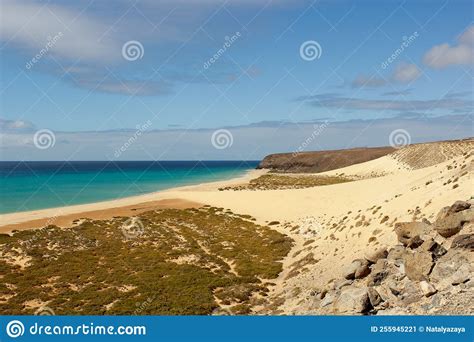 The Shore Of The Atlantic Ocean Canary Islands Fuerteventura Island