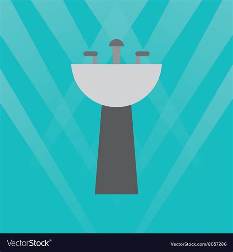 Bathroom Sinks Design Royalty Free Vector Image