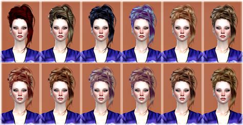 Downloads Sims 4 Newsea Crazy Love Hair Retexture Jennisims