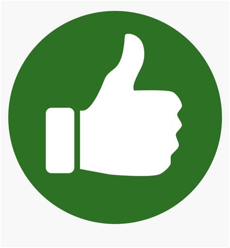 Facebook Thumbs Up Circle Hd Png Download Transparent Png Image