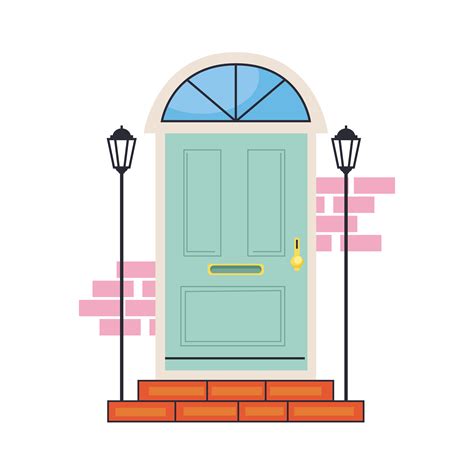 House Front Door Vector Art Icons And Graphics For Free Download