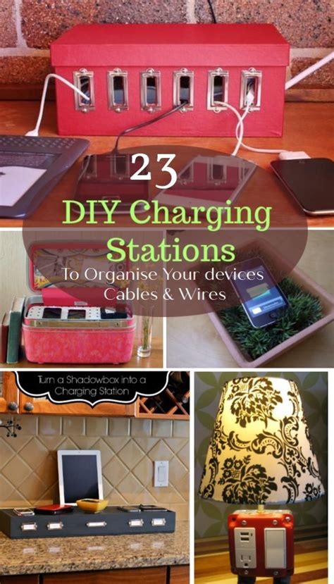 23 Diy Charging Stations To Organize Unsightly Cords And Wires Of Your