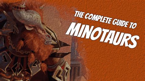 The Complete Guide To Minotaurs In Theros Minotaur 5e Nerds