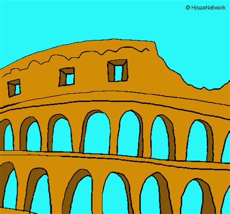 Fuente de materiales para roma. Dibujo de Coliseo pintado por Roma en Dibujos.net el día 14-12-11 a las 20:33:21. Imprime, pinta ...