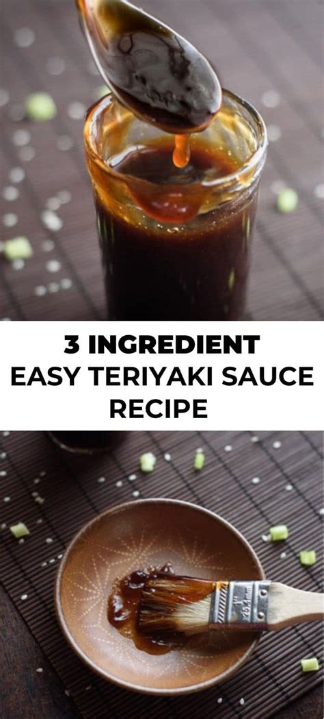 3 Ingredient Best Homemade Teriyaki Sauce Recipe The Adventure Bite