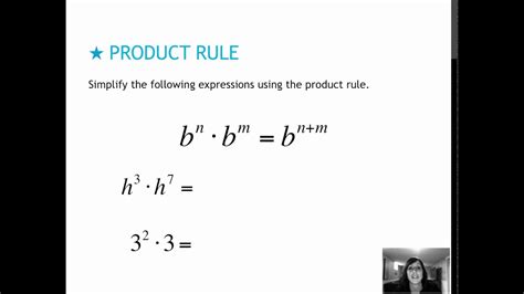 Product Rule Exponents Worksheet
