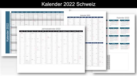 Jahreskalender 2022 Schweiz Excel Pdf Muster Vorlage Ch Mobile Legends