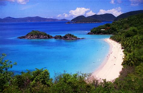 Trunk Bay St John Us Virgin Islands Us Virgin Islands Landscape
