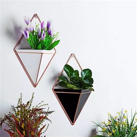 Geometric Modern Hanging Planter Plant Pots Holder For