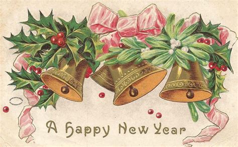 New Year Holiday Images New Year Postcard Vintage Cards