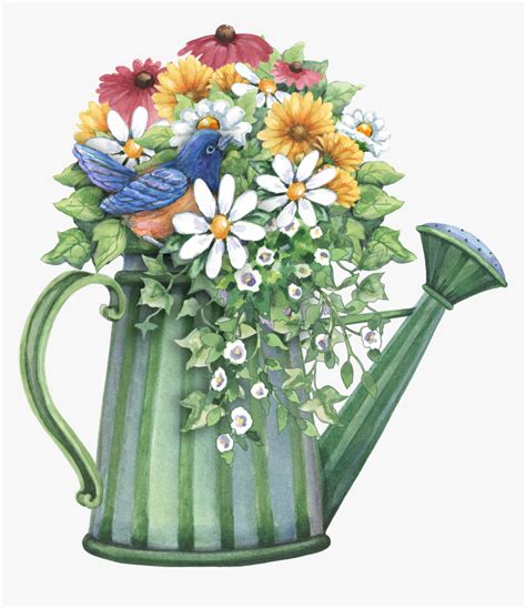 Watering Can With Flowers Clip Art Hd Png Download Transparent Png