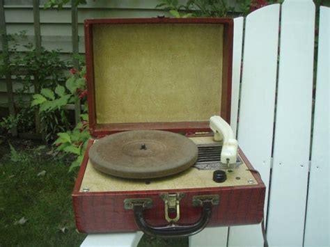 Vintage Rca Symphonic Portable Record Player By Vintageboxedblonde