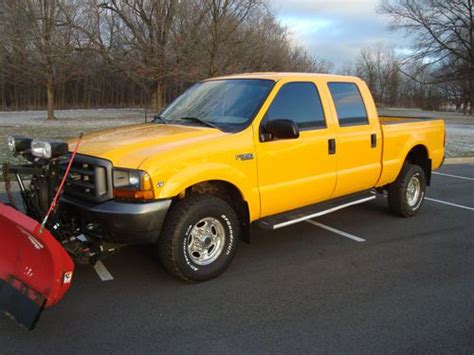 Buy Used 1999 Ford F350 Crew Cab Western Wide Out Plow In Chicago