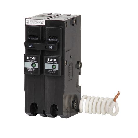 Shop Eaton Type Br 30 Amp 2 Pole Standard Trip Circuit Breaker At