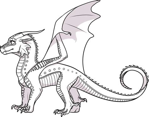 Wings Of Fire Rainwing Coloring Pages Loudlyeccentric