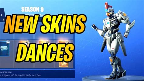 All New Skins And Danceemotes Season 9 Showcasing New Season 9