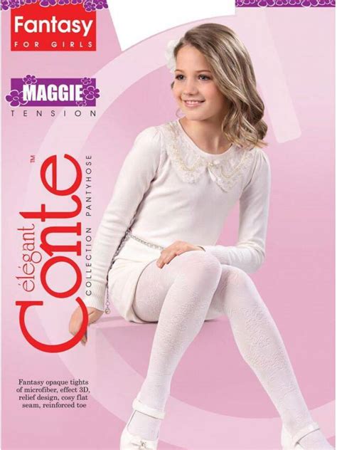Tights Microfiber Tights With Embossed Pattern Flowers Maggie
