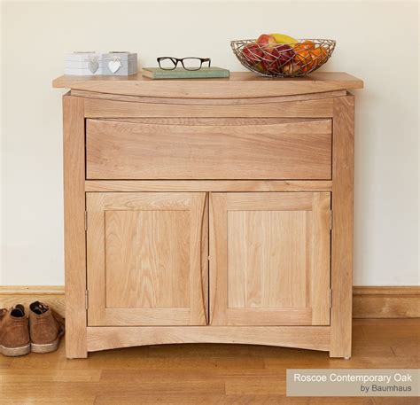 Roscoe Contemporary Oak Small Sideboard Glasstone Furniture