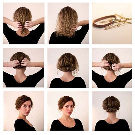 All of them are fast and easy to do and. 20 Incredibly Stunning DIY Updos For Curly Hair