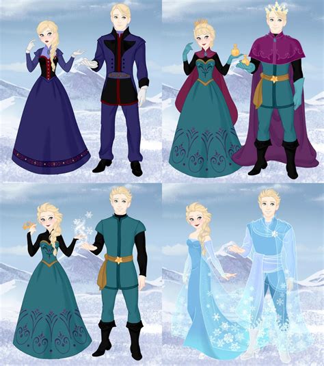 Elsa Gender Bender Collage By Ladyaquanine73551 On Deviantart