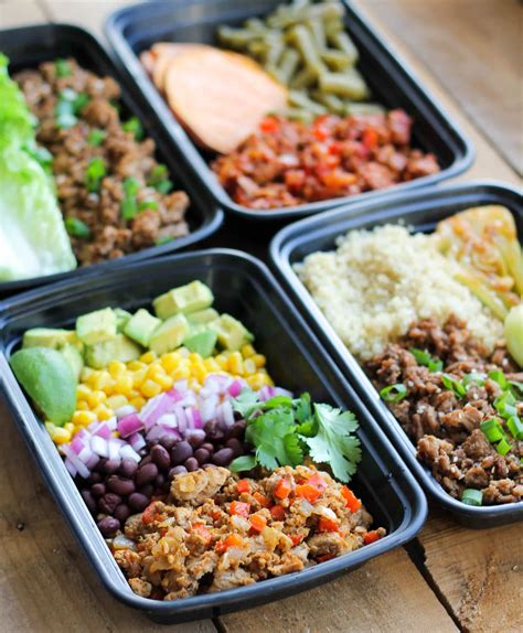 Easy Ground Turkey Meal Prep Bowls Ways Smile Sandwich