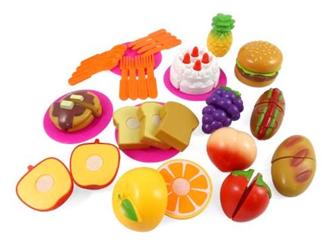 Liberty Imports Pretend Play Cooking Cutting Foods Set Kitchen Fun
