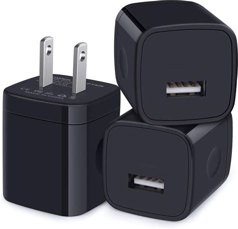 Charger Block 3 Pack Usb Wall Charger 1a5v Usb Charger