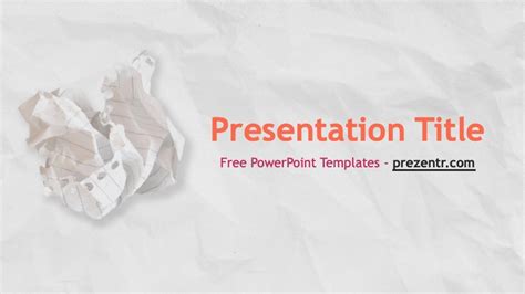 Paper Powerpoint Template Prezentr Ppt Templates