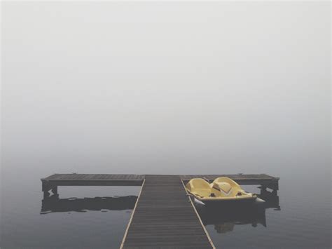 Free Images Sea Water Horizon Dock Fog Mist Morning Lake