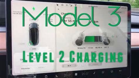 Tesla Model 3 Level 2 Charging Youtube