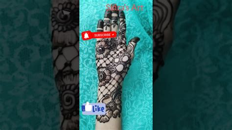 Easy And Lovely Henna Shorts Youtube