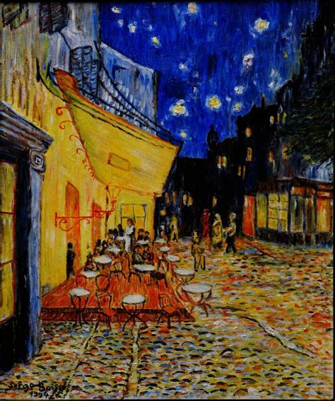 Café de Nuit, d'après Vincent Van Gogh. | Vincent van gogh artwork, Vincent van gogh art, Artist ...