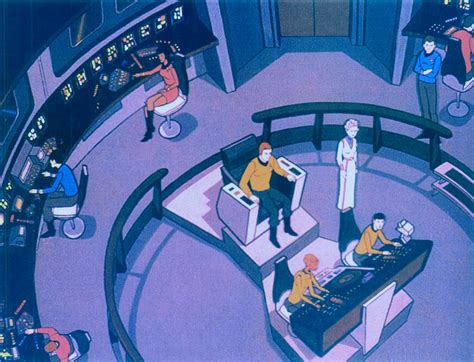 Animated Star Trek Bridge