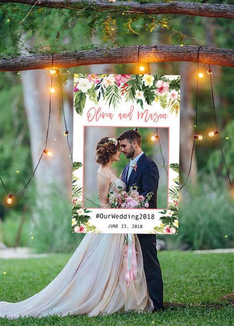 Check spelling or type a new query. Wedding Photo Prop, Tropical wedding photo booth frame ...