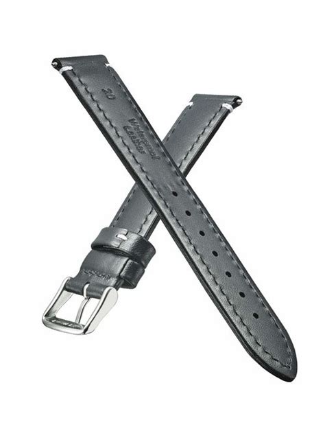 Buy Alpine Genuine Waterproof Sporty Padded Leather Watch Band 18mm
