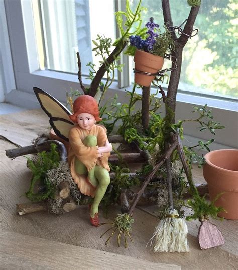 Fairys Work By Olive Miniatures Fairy By Olivenaturefolklore Miniature