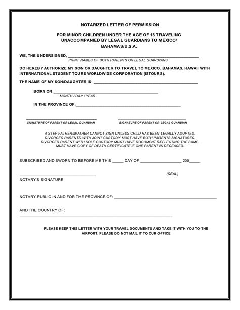 25 Notarized Letter Templates Sample Letters In Word Pdf Format