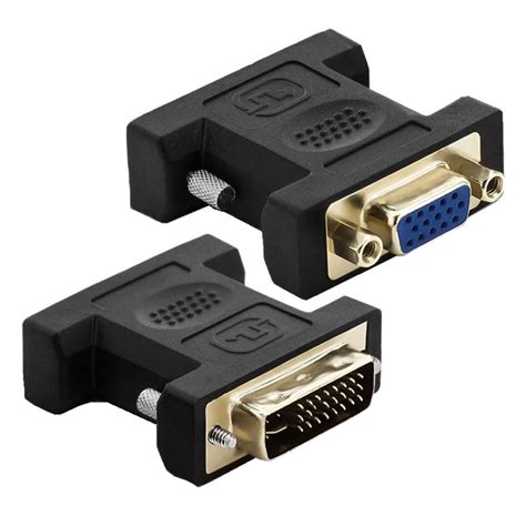 dvi i male to vga female analog video adapter dvi adapters video adapters cables and sockets