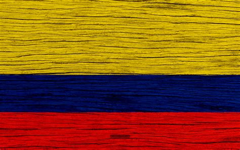 Descargar Fondos De Pantalla 4k La Bandera De Colombia La Textura De