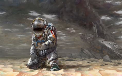 Sci Fi Astronaut HD Wallpaper By Tomas Duchek