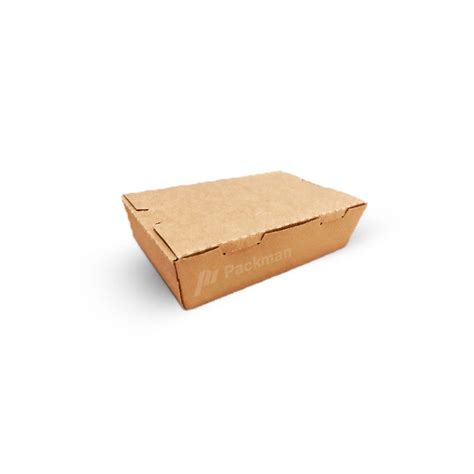 500ml Kraft Lunch Box 200pcs Packman