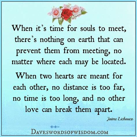 When Souls Meet Special Quotes Relationship Poems Love Can