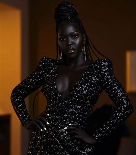 Meet The Queen Of Dark Sudanese Model Nyakim Gatwech Photos