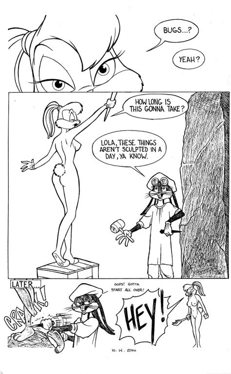 Rule 34 Anthro Ass Barefoot Breasts Bugs Bunny Clothes Comic Daq