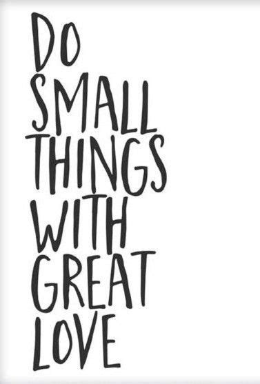 Quote Printable Wall Art Do Small Things With Great Love