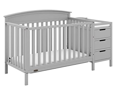 Graco Benton 5 In 1 Convertible Crib And Changer Pebble Gray Crib