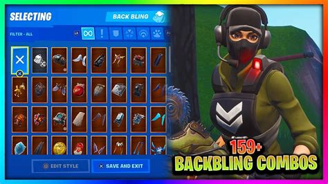 New Green Waypoint All Back Bling Combinations In Fortnite 159