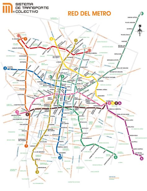 Mexico City Mapa Del Metro Df Mapa Del Metro Lineas Del Metro Images