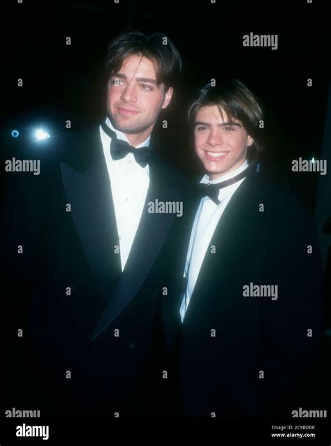 Beverly Hills California Usa 14th February 1996 L R Actor Joey Lawrence And Actor Matthew